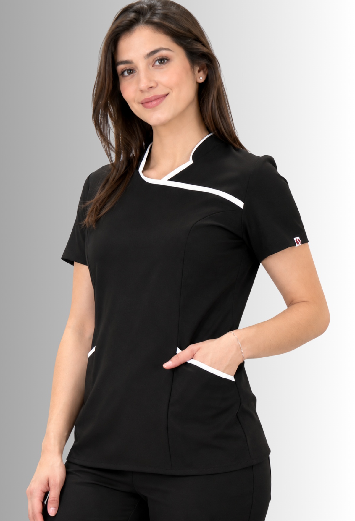Filipina para Mujer Cuello Mao con Spandex | SOZU