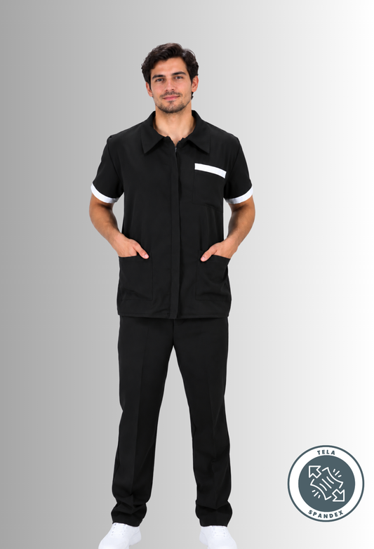 Uniforme de Limpieza para Hombre de Chaquetín con Spandex | SOZU