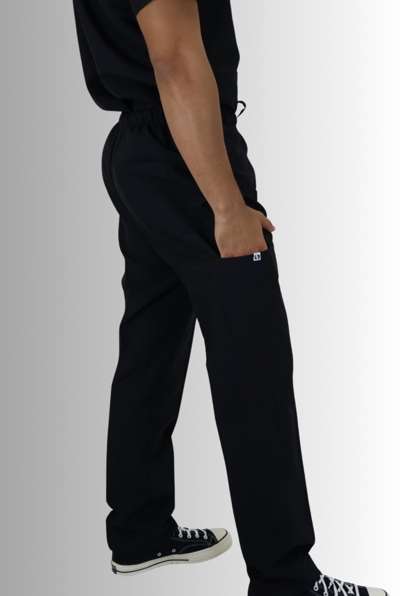 Pantalón Cargo Azul Antifluidos y Anticloro con Spandex para Hombre | SOZU