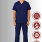Uniforme Antifluido, Anticloro y spandex para hombre