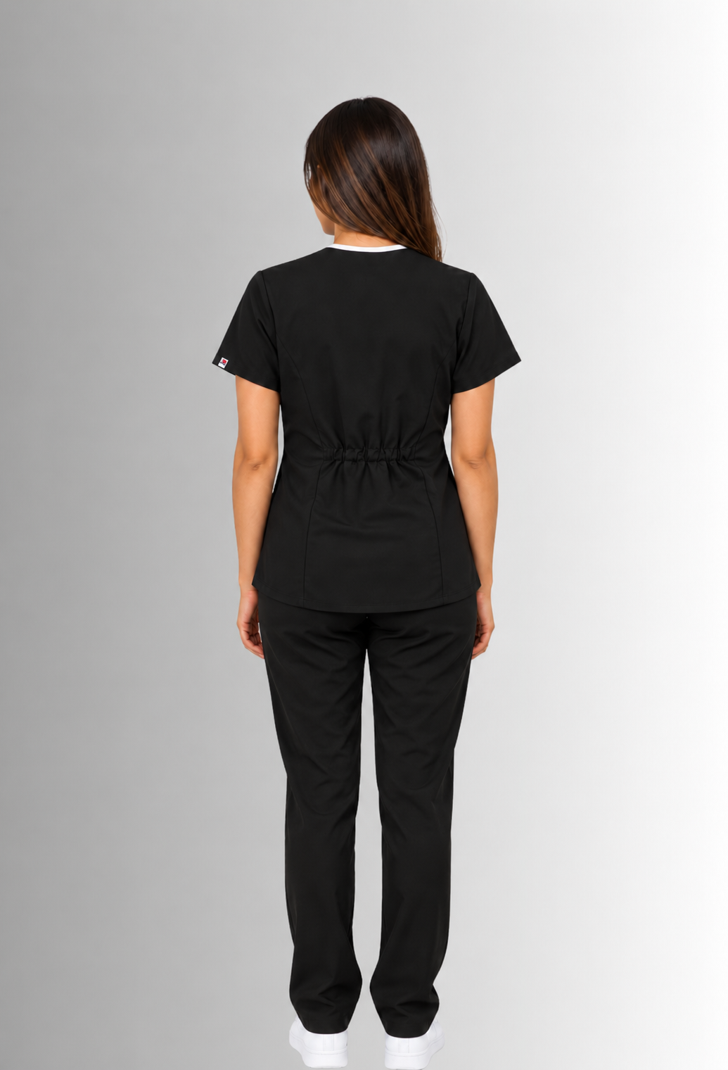 Uniforme para Mujer Spandex, Antifluido y Anticloro color Negro | SOZU