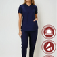 Uniforme Quirúrgico Antifluido y Anticloro Azul Marino | SOZU