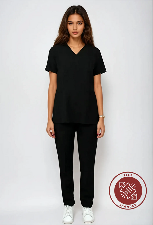 Uniforme para Mujer Negro con Spandex | SOZU