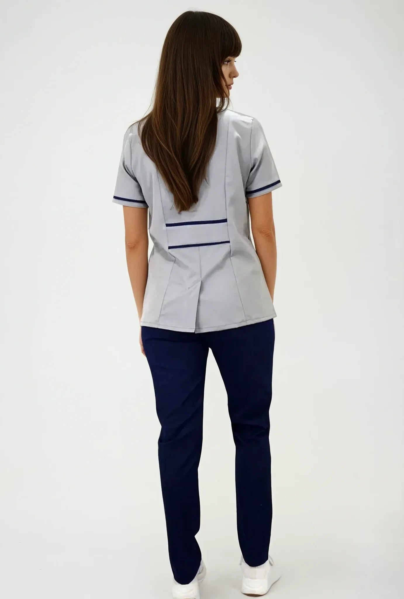 Uniforme de Limpieza para Mujer Antifluido Gris | SOZU