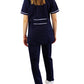 Uniforme para Mujer de Servicio de Limpieza Azul Spandex | SOZU