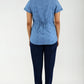 Uniforme para Mujer Antifluido y Anticloro Estampado Azul | SOZU