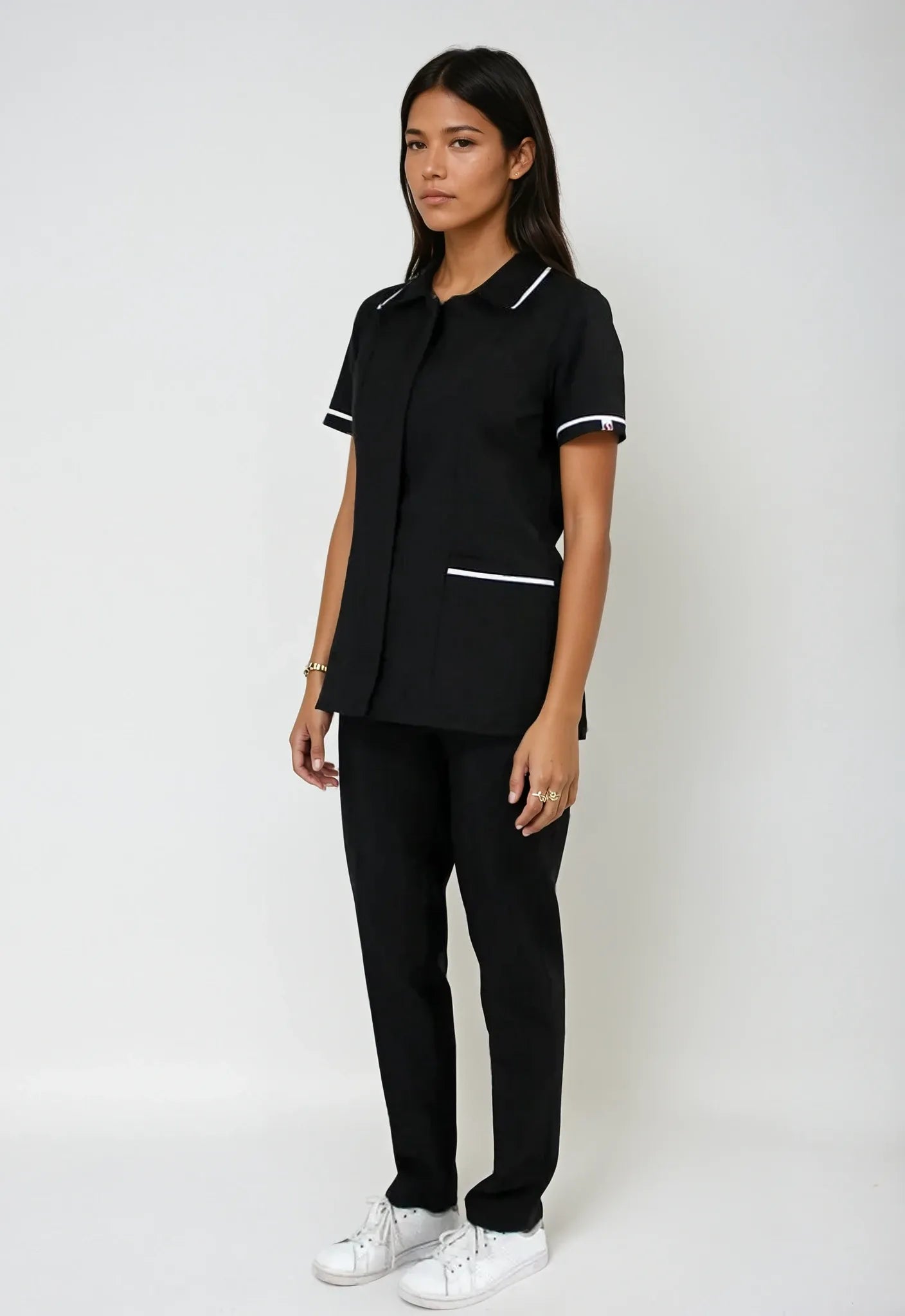 Uniforme de Chaquetín para Mujer Antifluidos y Anticloro con Spandex | SOZU
