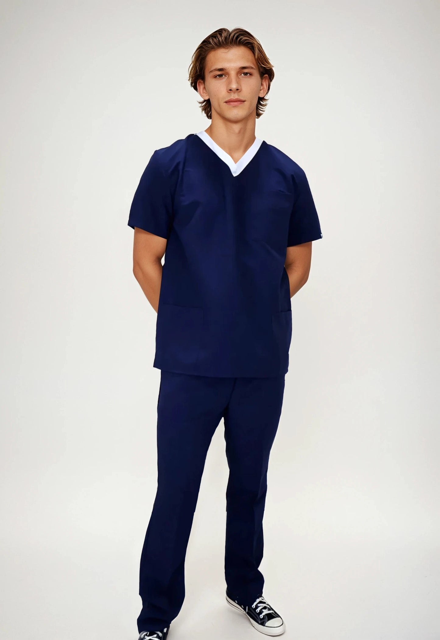 Uniforme de Trabajo Antifluido y Anticloro para Hombre con Bies | SOZU