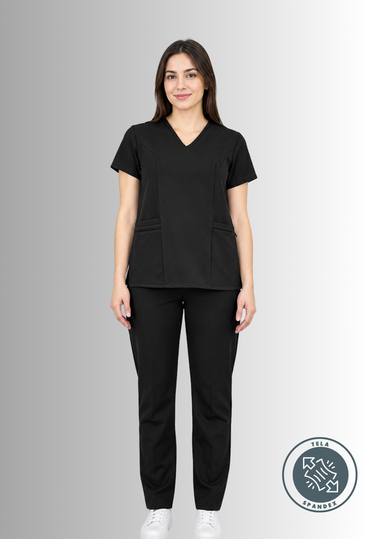 Uniforme para Estilista de Filipina con Spandex Mujer | SOZU