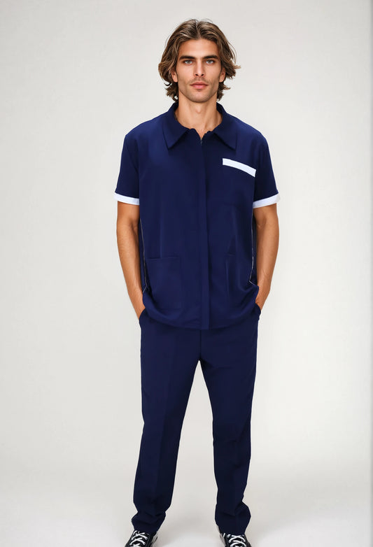 Uniforme de Limpieza para Hombre Antifluido con Protección UV | SOZU