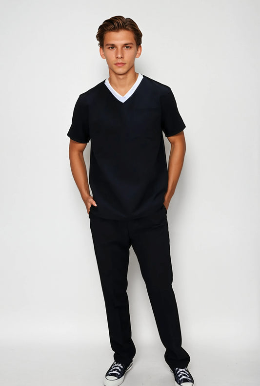 Uniforme de Trabajo Antifluido y Anticloro para Hombre con Bies | SOZU
