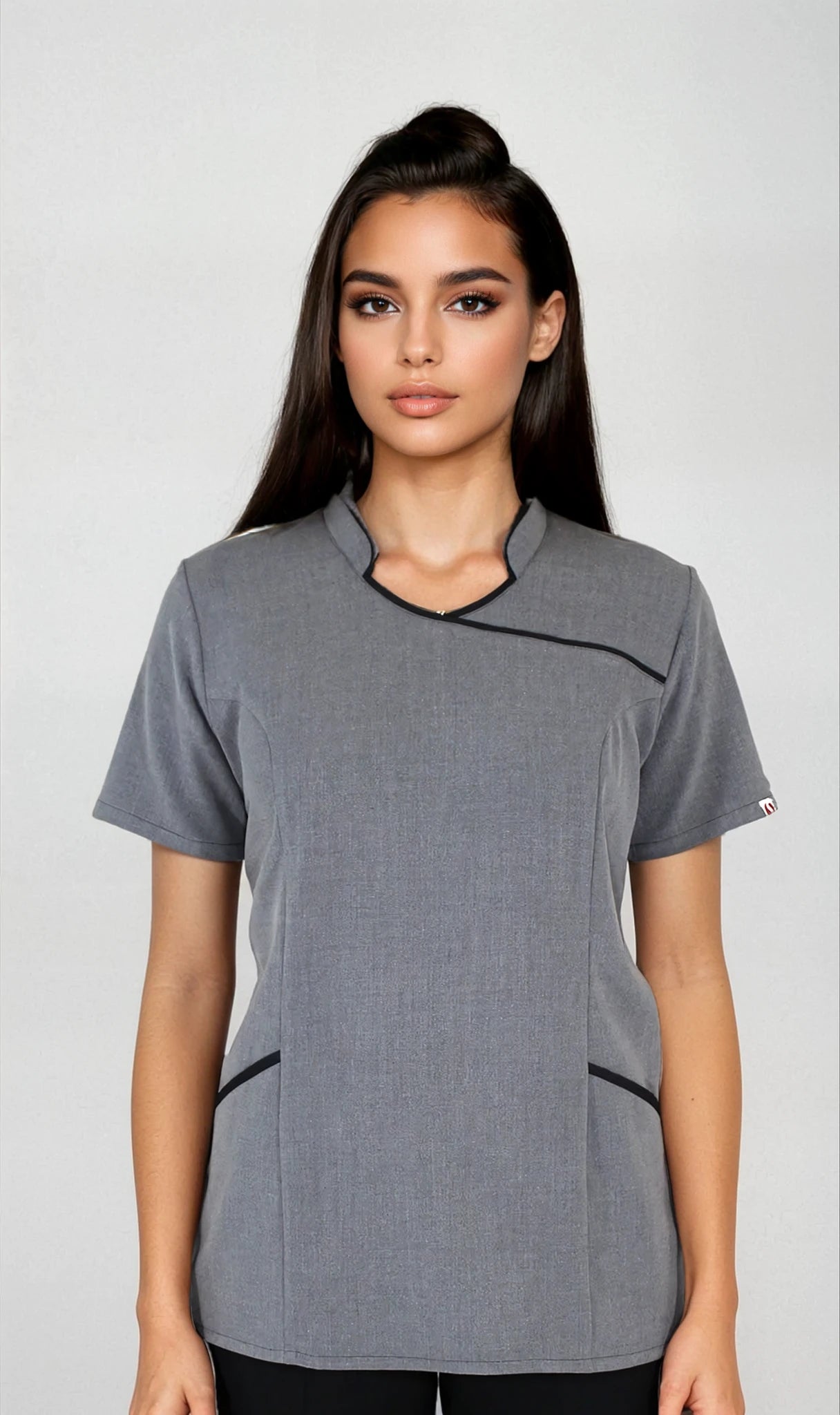 Filipina para Mujer Cuello Mao con Spandex | SOZU