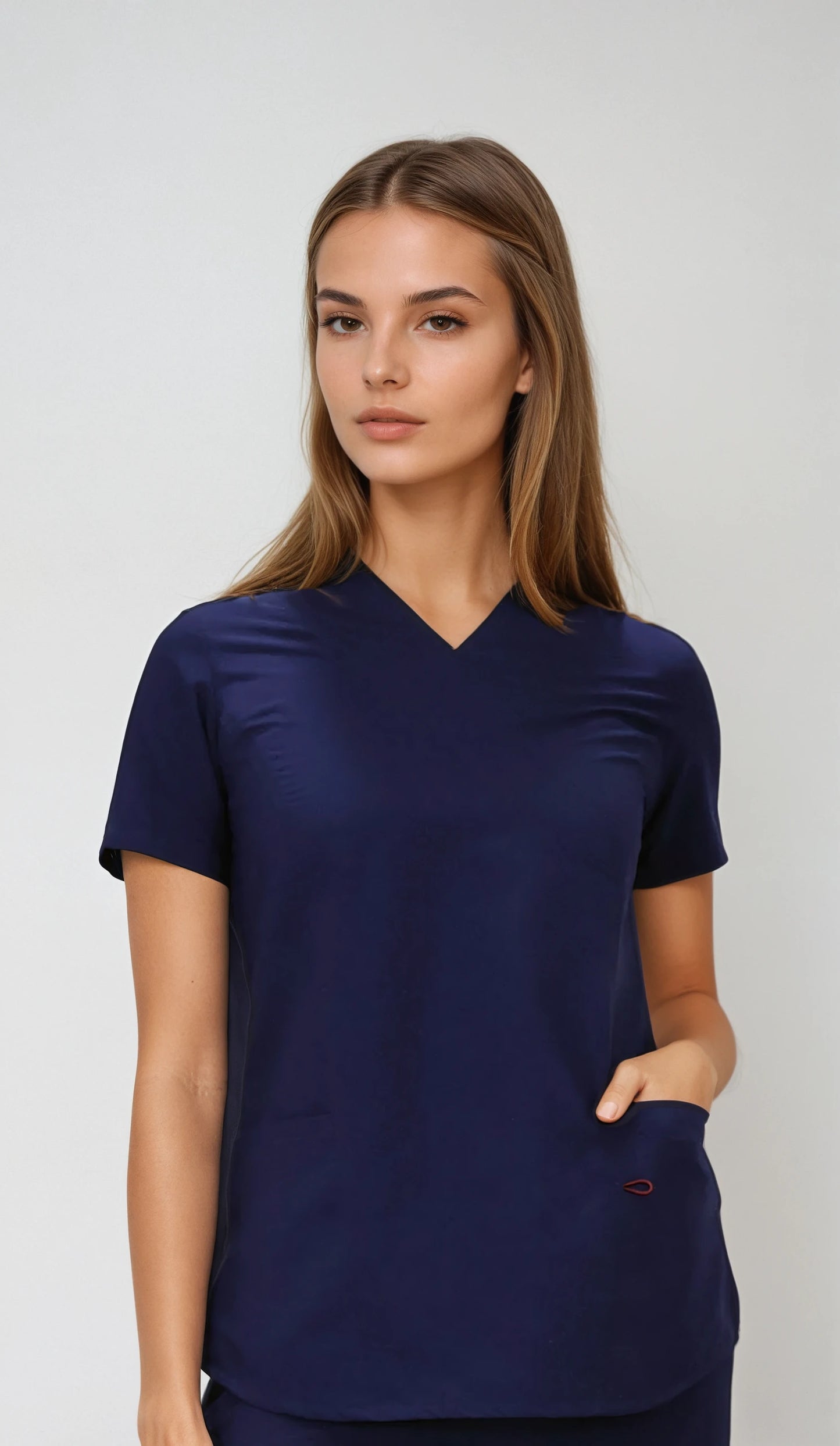 Uniforme Quirúrgico Antifluido y Anticloro Azul Marino | SOZU