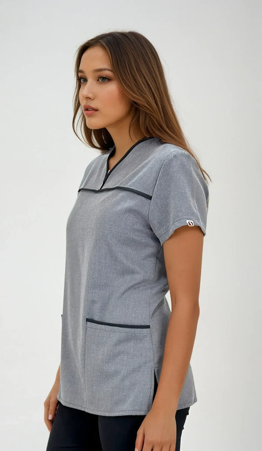 Filipina Gris Spandex para Mujer | SOZU