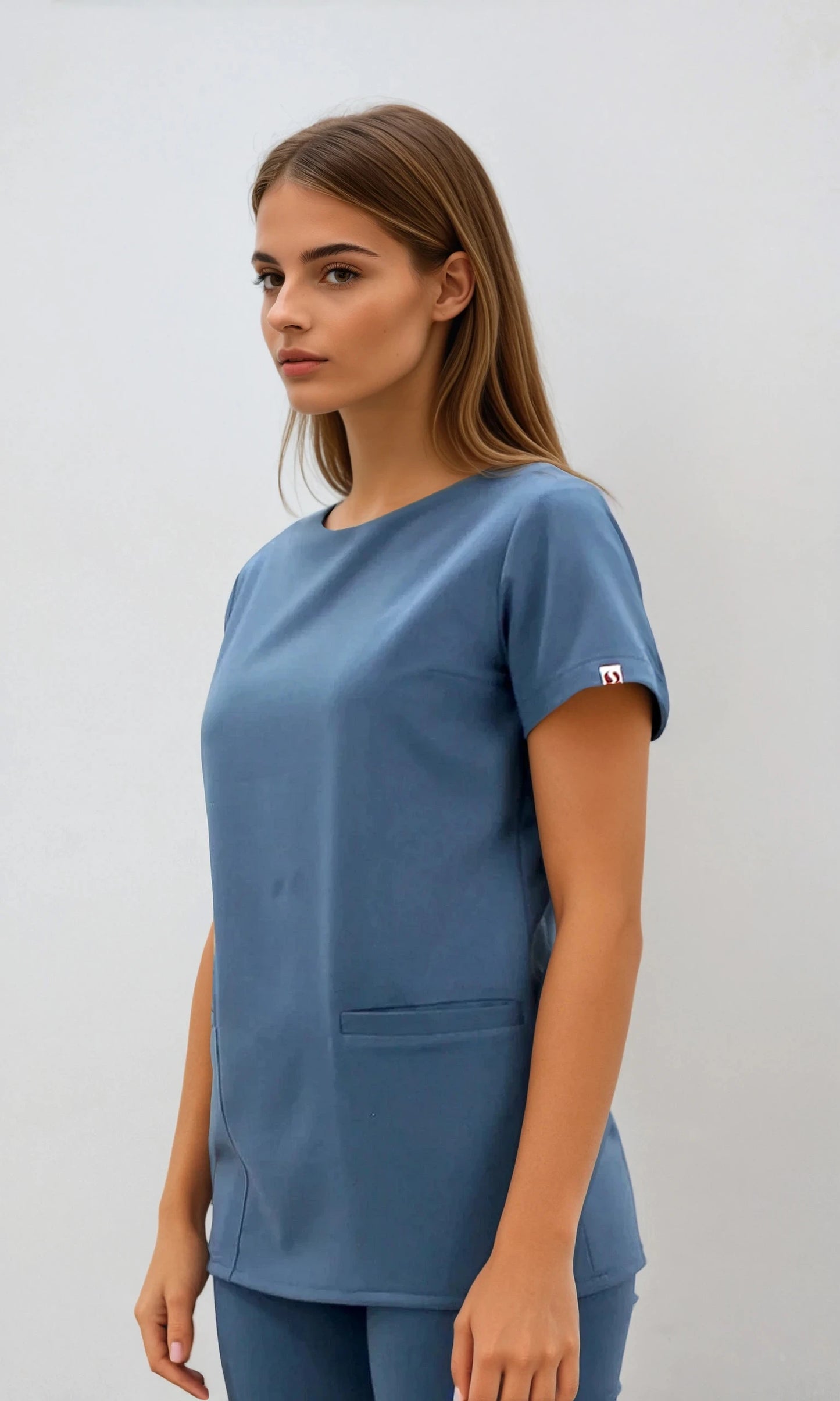 Uniforme Spandex Azul Petróleo para Mujer | SOZU