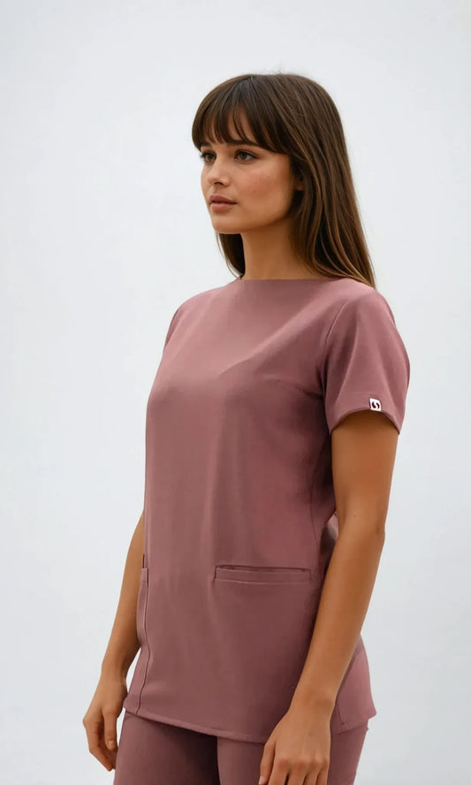 Uniforme Spandex Rosa Palo para Mujer | SOZU