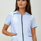 Uniforme de Limpieza Lineas Azules para Mujer de Chaquetín y Panatalón | SOZU