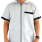Chaquetín para Limpieza de Hombre con Líneas | SOZU