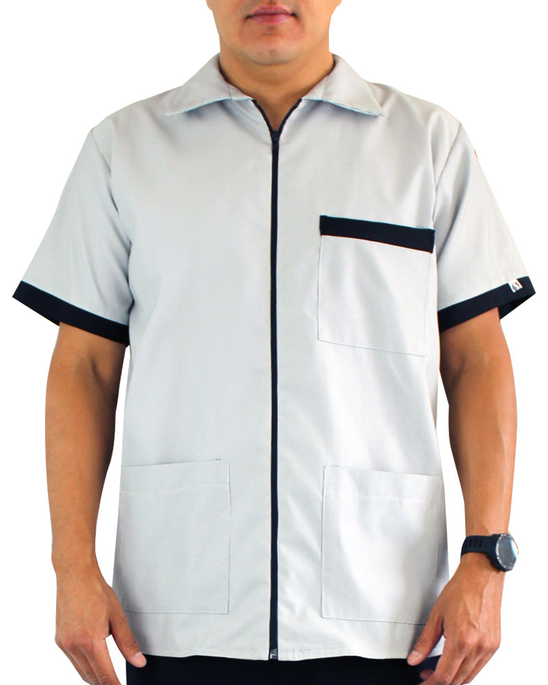 Chaquetín para Limpieza de Hombre con Líneas | SOZU