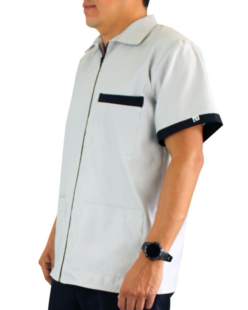 Chaquetín para Limpieza de Hombre con Líneas | SOZU
