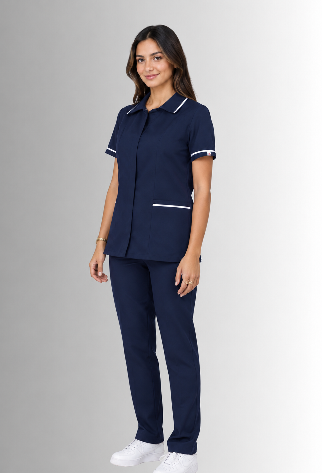 Uniforme de Chaquetín para Mujer Antifluidos y Anticloro con Spandex | SOZU