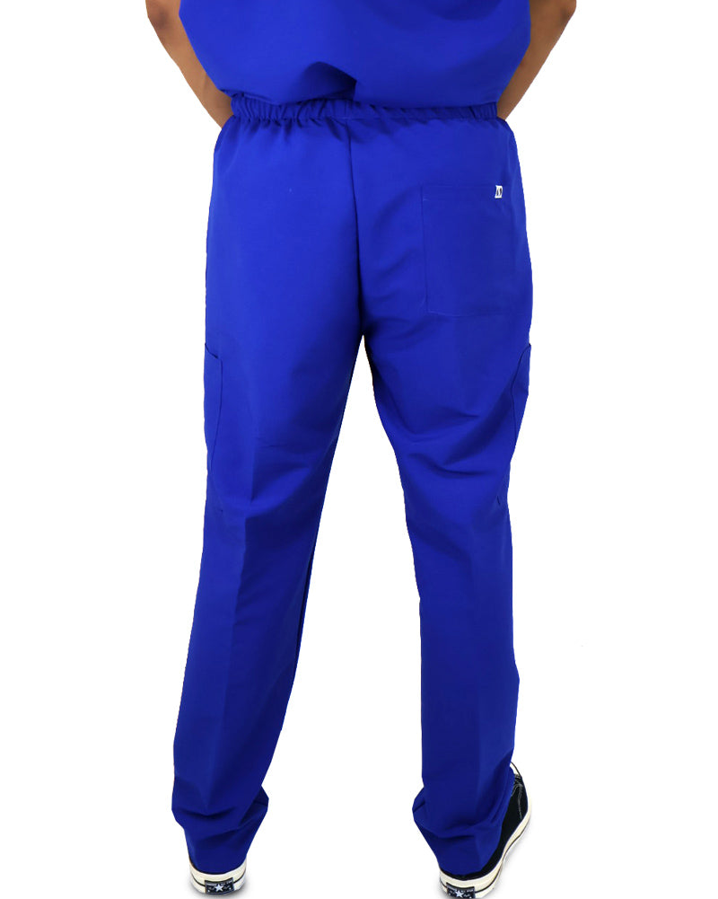 Pantalón Cargo Azul Antifluido y Anticloro para Hombre