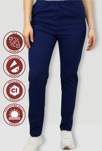 Pantalón para Mujer Antifluido, Anticloro y Spandex con Bolsas Traseras | SOZU