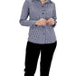 Camisa Antimanchas para Mujer Manga Larga de Cuadros | SOZU