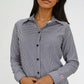 Camisa Antimanchas para Mujer Manga Larga de Cuadros | SOZU