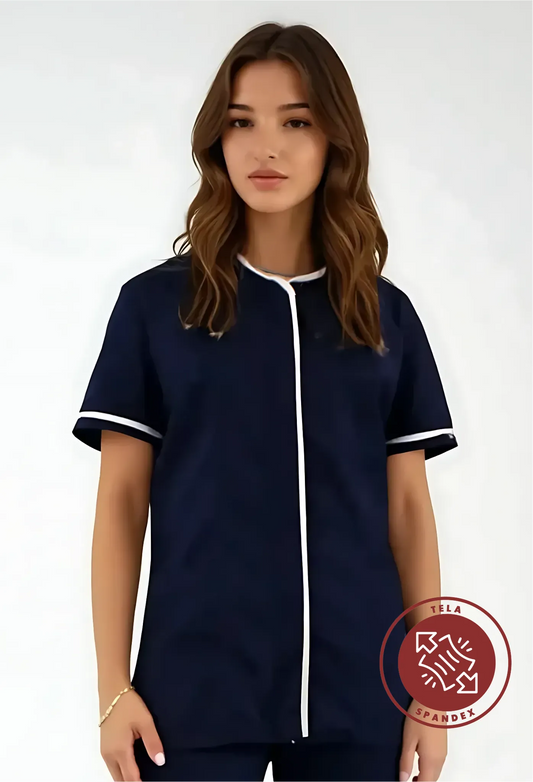 Chaquetín de Limpieza para Mujer con Spandex | SOZU