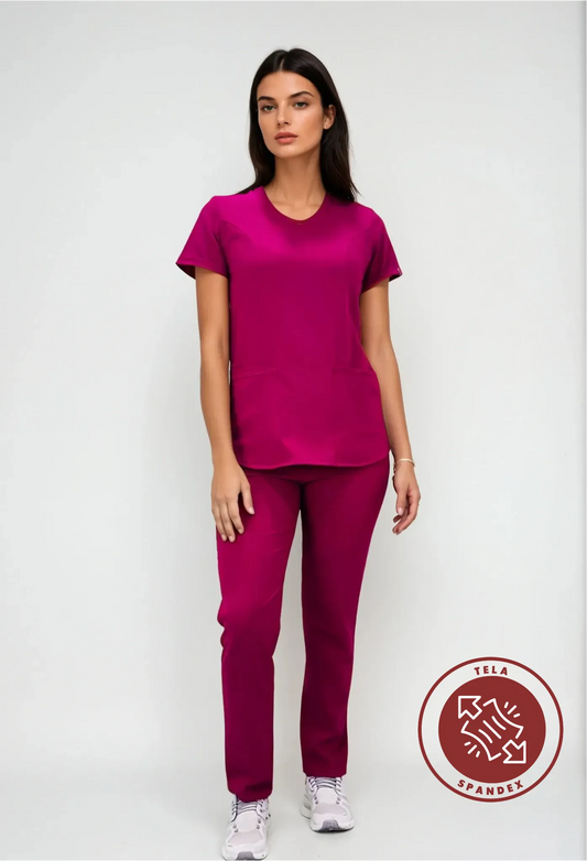 Uniforme Fucsia para Mujer con Spandex | SOZU