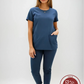 Uniforme Spandex Azul Petróleo para Mujer | SOZU