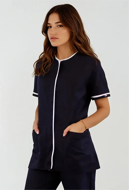 Chaquetín de Limpieza para Mujer con Spandex | SOZU