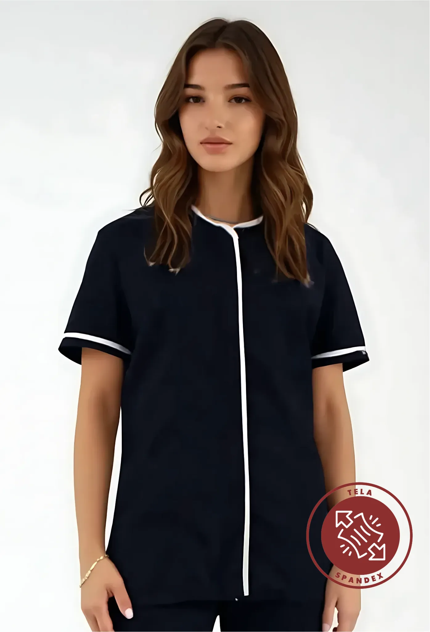 Chaquetín de Limpieza para Mujer con Spandex | SOZU