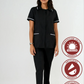 Uniforme Antifluido y Anticloro para Mujer Color Negro | SOZU