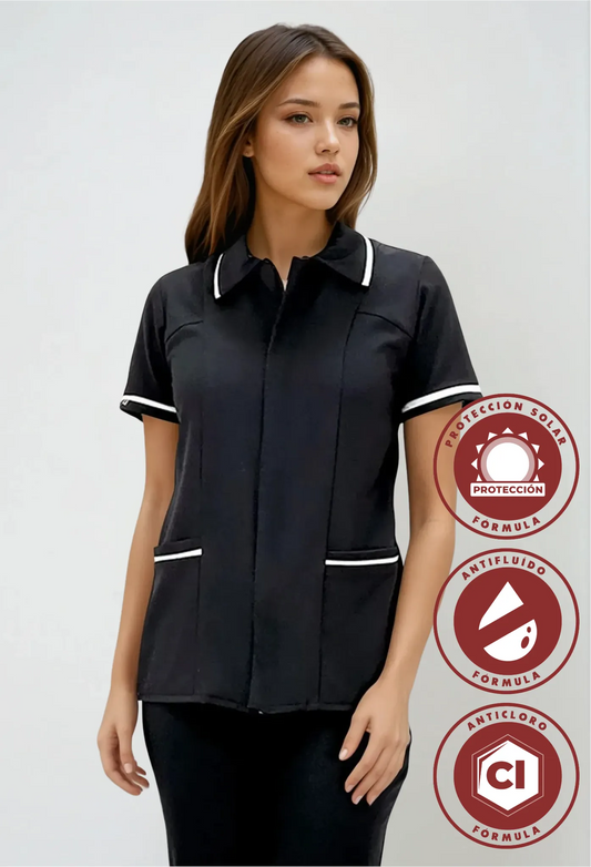 Chaquetín de Limpieza para Mujer Antifluido y Anticloro | SOZU