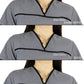 Uniforme de Limpieza con Filipina Gris para Mujer con Spandex | SOZU