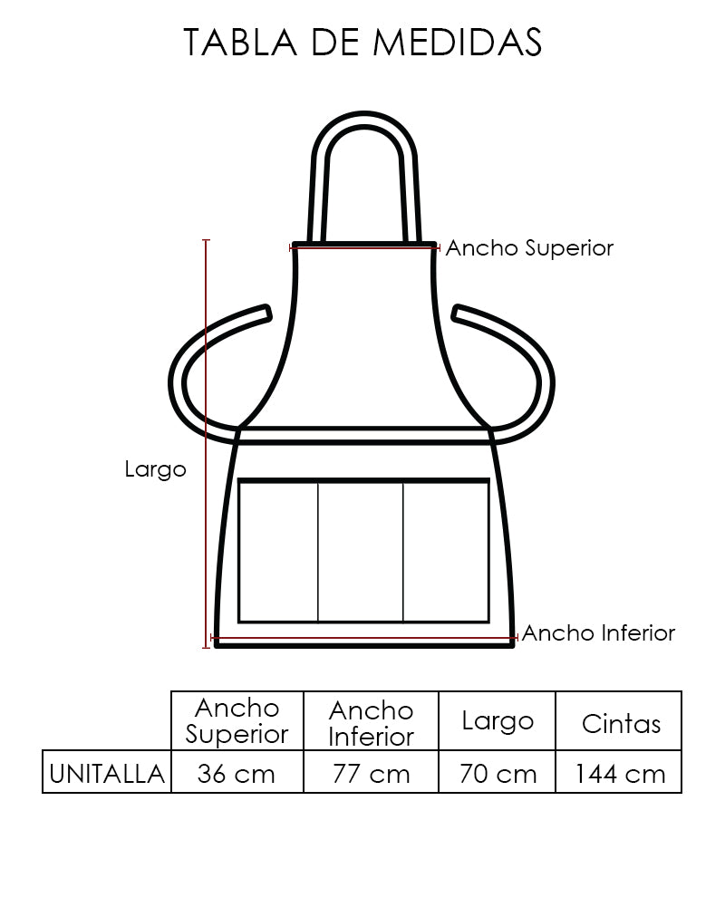 Mandil Profesional Antifluido Completo Multiusos | SOZU